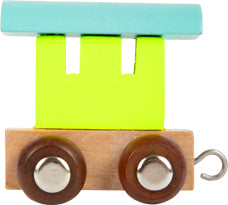 Personalised Name Train - End Train - Blue/Green