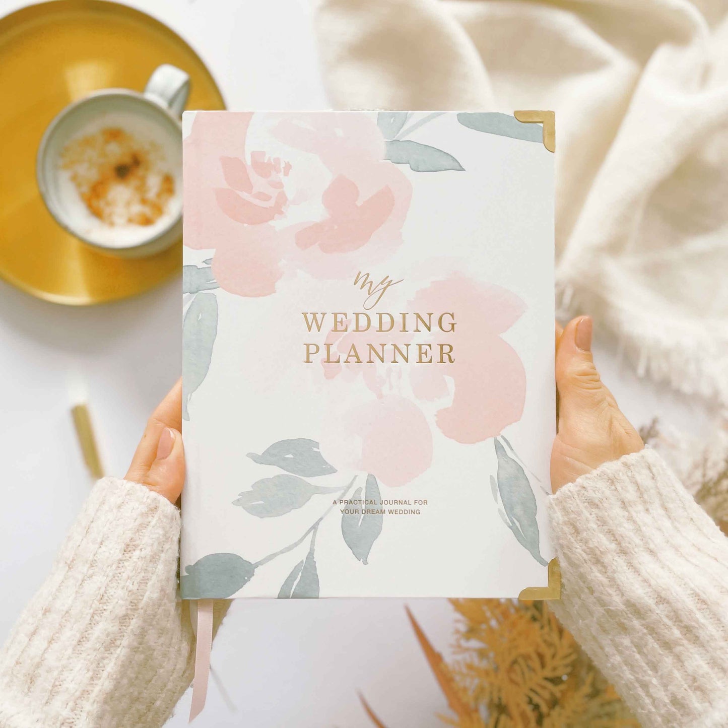 Luxury Floral Wedding Planner Book
