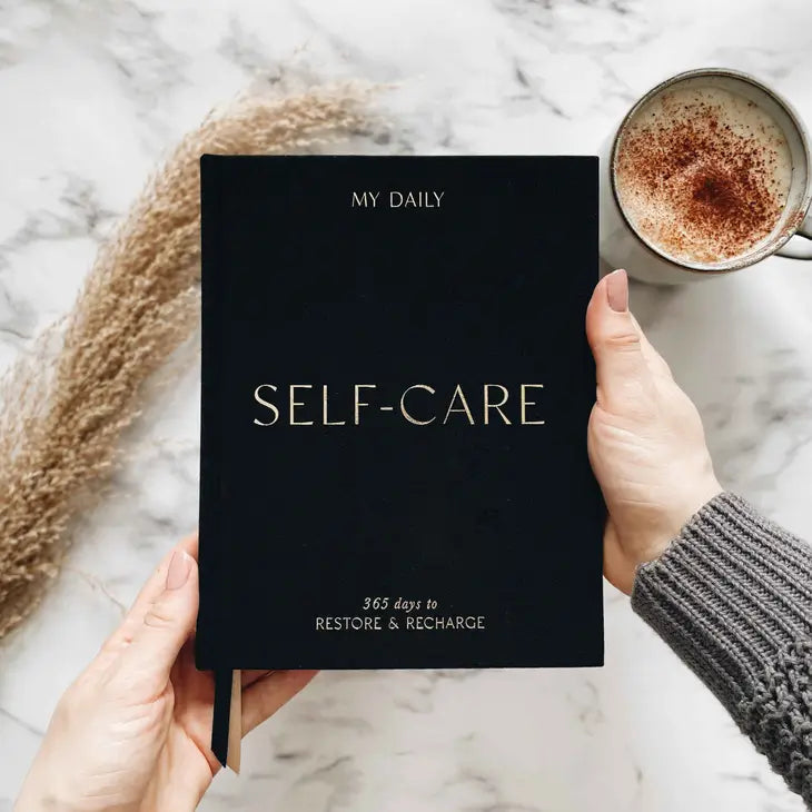 My Daily Self-Care (Black) Gratitude and Reflection Journal