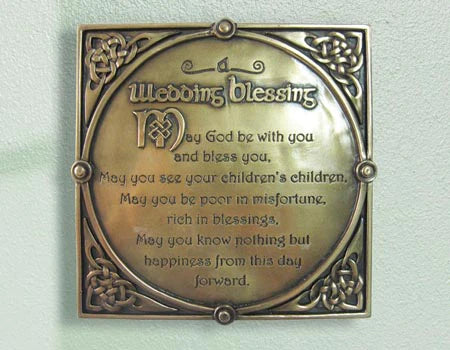 Royal Tara Wedding Blessing Wall Plaque