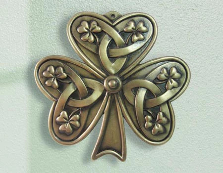 Royal Tara Irish Shamrock Plaque