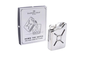 DAPPER CHAP 'DOWN THE HATCH' FUEL CAN HIP FLASK