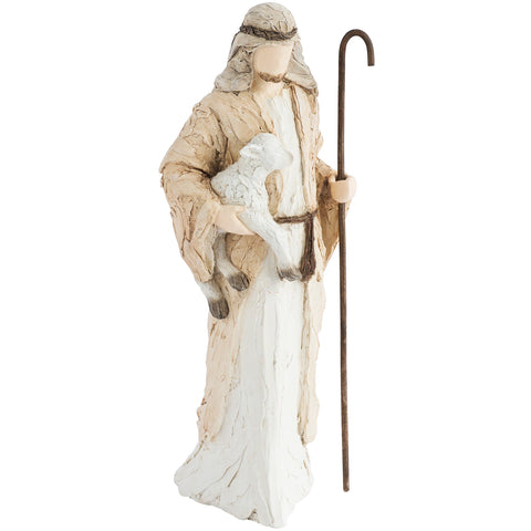 More Than Words Nativity Shepherd Figurine