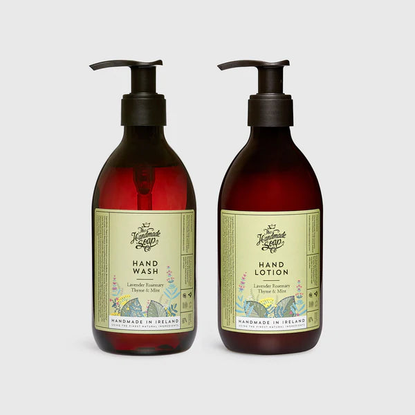 Hand Care Set - Lavender, Rosemary, Thyme & Mint  300ml x 2