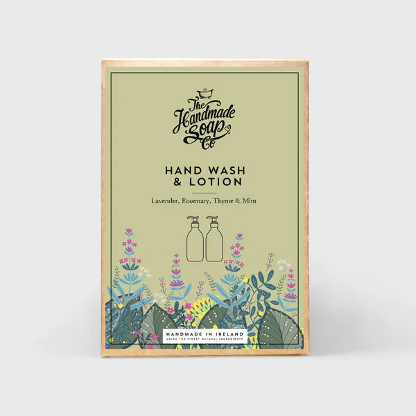 Hand Care Set | Lavender, Rosemary, Thyme & Mint  | 300ml x 2