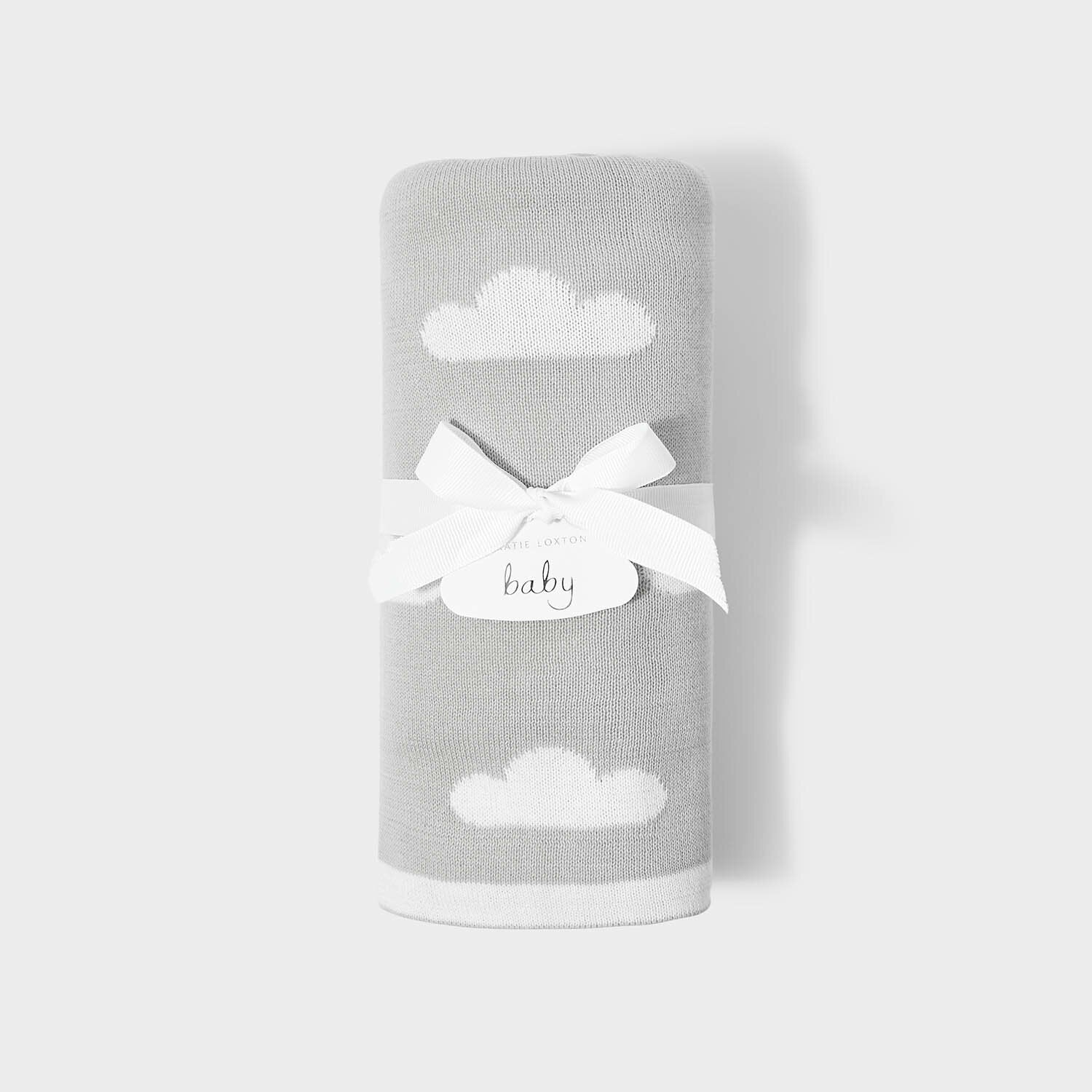 Cloud Baby Blanket | Grey | Katie Loxton