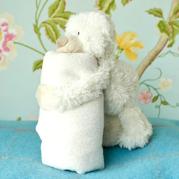 Bear Baby Toy Soother/Comforter - 29cm x 29cm