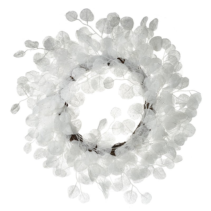 White Leaf Wreath