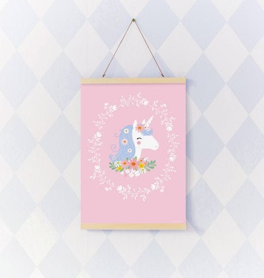 Poster: Lovely unicorn