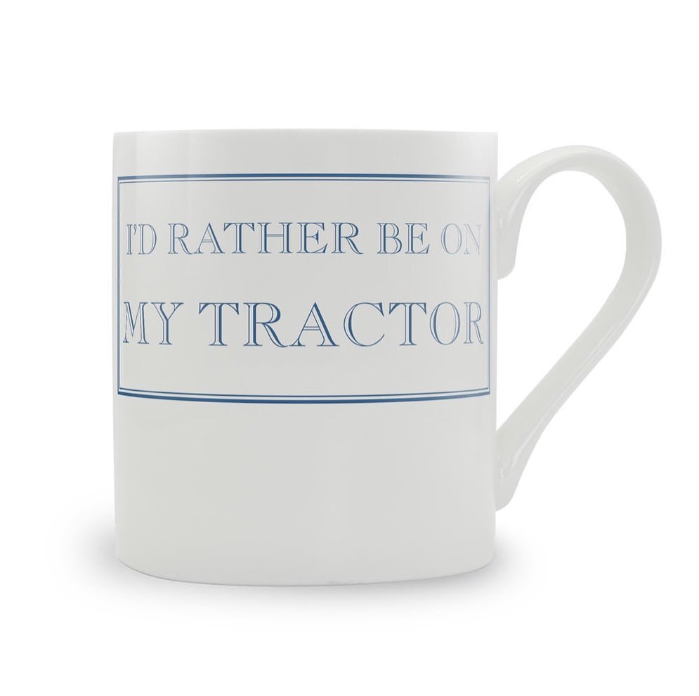 I’D RATHER BE ON MY TRACTOR MUG